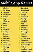 Image result for App Name Ideas