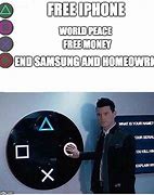 Image result for PlayStation Samsung-Apple Meme