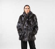 Image result for Real Fox Fur Cropped Jacket