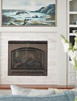 Image result for TV Next to Fireplace