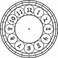 Image result for Clock Face Printable