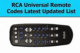 Image result for RCA Universal Remote Codes for Sony TV