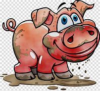 Image result for Swimming Pig Cartoon