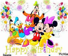 Image result for Animated Happy Birthday Disney