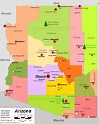 Image result for arizona cities map