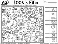 Image result for Preschool Look and Find