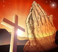 Image result for Praying Hands Cross and Bible