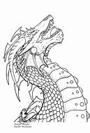 Image result for Anime Dragon Line Art