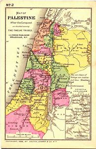 Image result for Old Israel Map