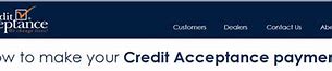 Image result for Credit Acceptance Online Account