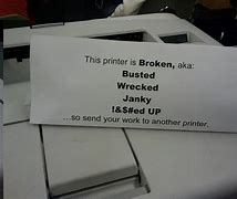 Image result for Broken Printer Cartoon