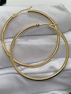 Image result for 14K Gold Hoop Earrings