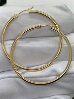 Image result for 14Kt Gold Extra Large Hoop Earrings