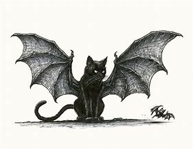 Image result for Cat Bat PFP Drawing