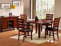 Image result for Round Drop Leaf Dining Table