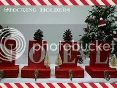 Image result for DIY Christmas Stocking Holder Stand
