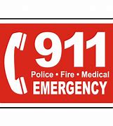 Image result for 911 Emergency Phone Stickers
