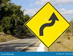 Image result for Sharp Curve Sign