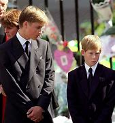 Image result for Prince Harry and Princess Ann Funeral