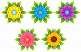 Image result for Flower Sticker SVG
