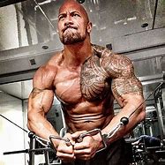 Image result for Dwayne Johnson Back Workout