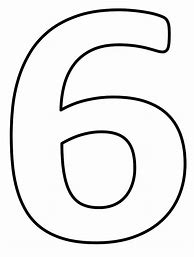 Image result for 6 Numeral Number