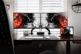 Image result for Dual Screen Workstation Blank Picture