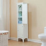 Image result for Bath Towel Storage Cabinet