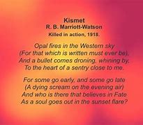 Image result for Kismet Poem