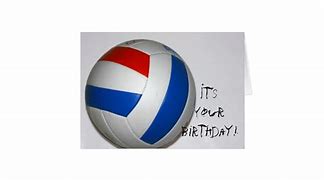 Image result for Volleyball Birthday Card