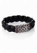 Image result for Leather and Silver Bracelets