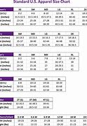 Image result for Us Size Chart Women's