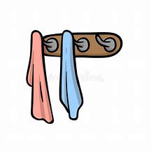 Image result for Black and White Clip Art of Coat Hook