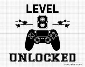 Image result for Level 8 Unlocked SVG