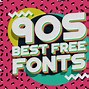 Image result for Font Used in the 1990s