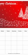 Image result for Blank Christmas Calendar Printable