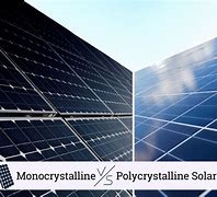 Image result for Monocrystalline vs Polycrystalline