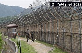 Image result for China and North Korea Restriction Line