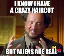 Image result for Ancient Alien Hair Abduction Meme