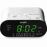 Image result for Sony Clock Radio White