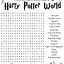 Image result for Word Search Puzzles Harry Potter