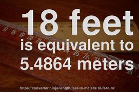 Image result for 4 Meters in Feet