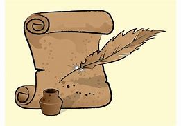 Image result for Feather Pen and Scroll Clip Art