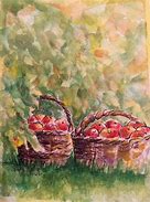 Image result for Apple Basket Painting