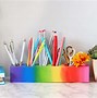 Image result for Rainbow Pencil Holder