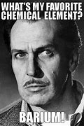 Image result for Vincent Price Meme