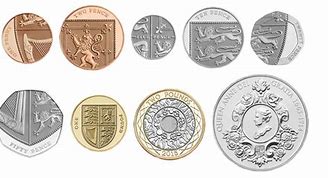 Image result for Current British Coins Denominations