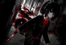 Image result for Anime Uniform Girl Blood
