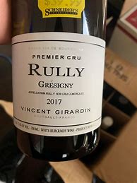 Image result for Vincent Girardin Rully Cloux Blanc