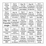 Image result for 30-Day Song Challenge Broadway
